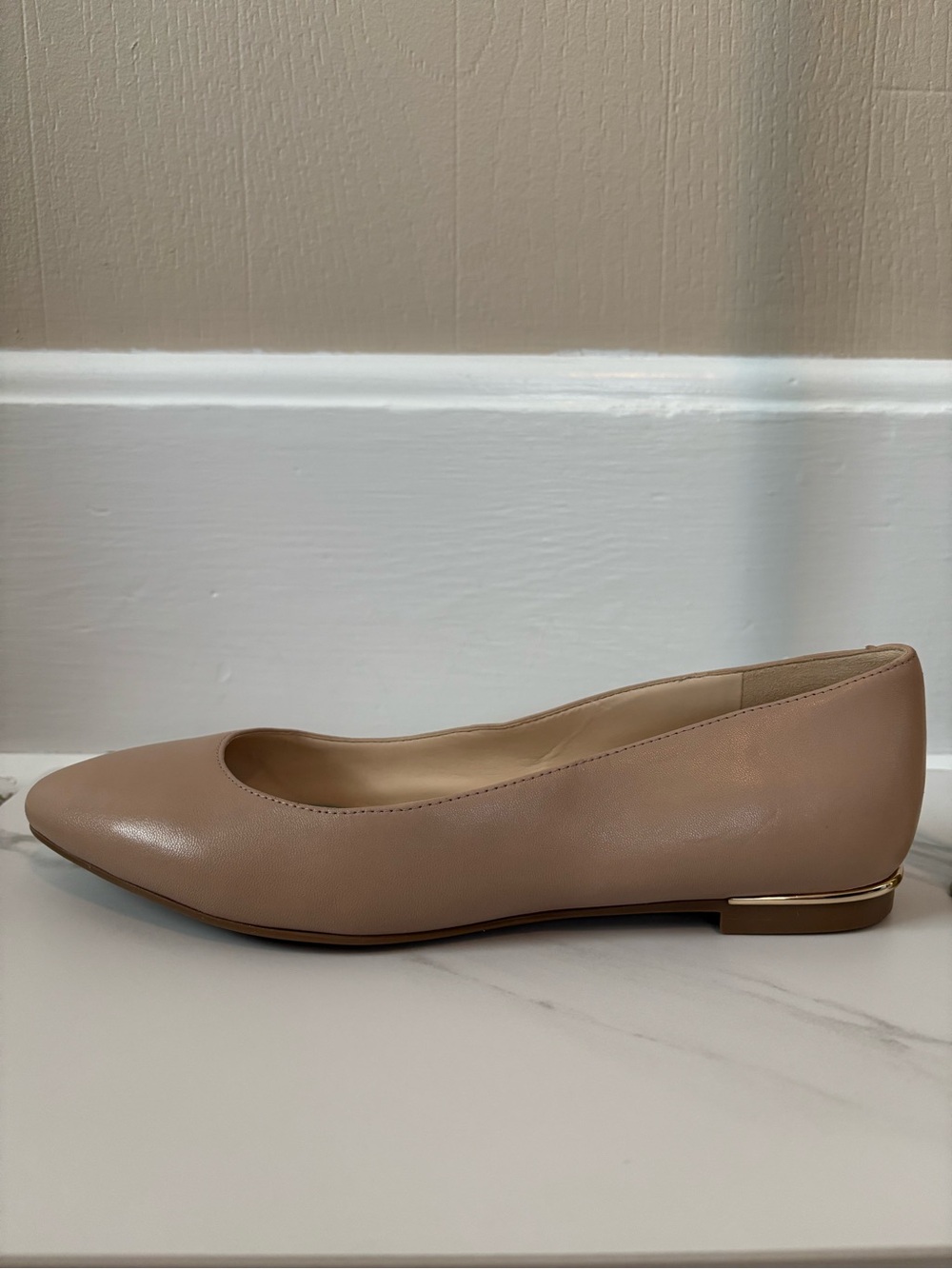 “Nine West” Women’s Nude Ballet Flat